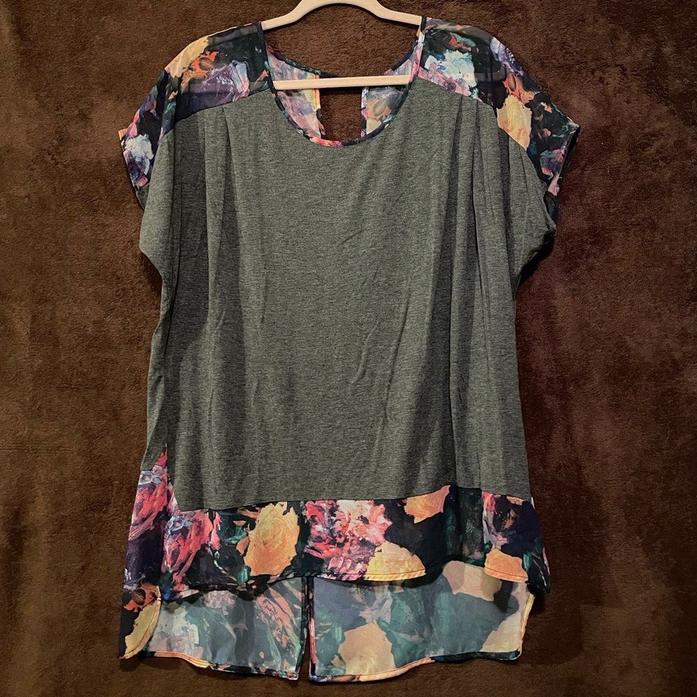🌺Venus Floral Block Top🌺